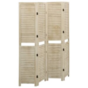 Pood24 4 paneeliga sirm, 140 x 165 cm, paulownia puit