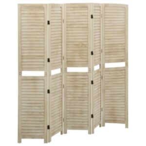 Pood24 5 paneeliga sirm, 175 x 165 cm, paulownia puit