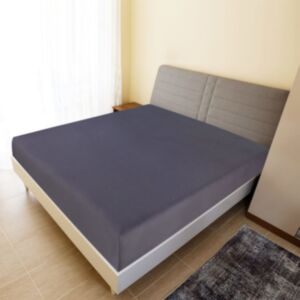 Эластичные простыни U24 2 шт. антрацитово-серые, 90x200 см, хлопок