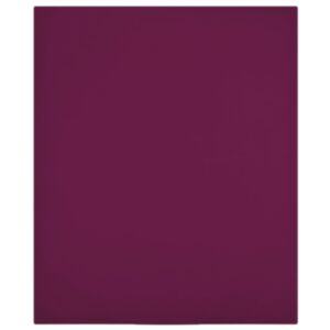 Pood24 kummiga voodilina, bordoopunane, 140 x 200 cm, puuvill