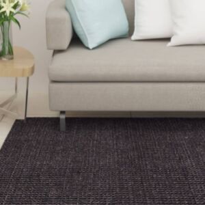 Pood24 vaip naturaalne sisal 80x300 cm, must