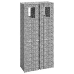 Pood24 gabioonkorvid 2 tk, 40 x 40 x 180 cm, raud