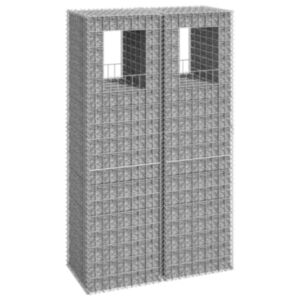 Pood24 gabioonkorvid 2 tk, 50 x 50 x 180 cm, raud
