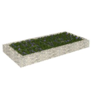 Pood24 gabioon-taimelava, tsingitud teras, 200 x 100 x 20 cm