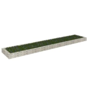 Pood24 gabioon-taimelava, tsingitud teras, 500 x 100 x 20 cm