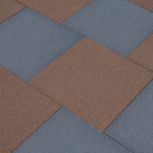 Pood24 põrandakaitsematid, 6 tk, kumm, 50 x 50 x 3 cm, hall