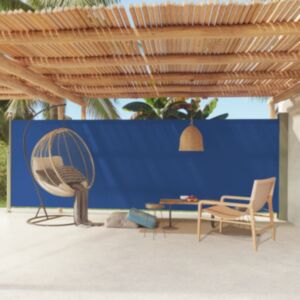 Pood24 lahtitõmmatav terrassi külgsein, 180x600 cm, sinine