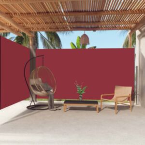 Pood24 lahtitõmmatav külgsein punane 200 x 600 cm