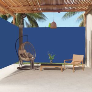 Pood24 lahtitõmmatav külgsein, sinine, 220 x 600 cm 
