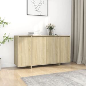 Pood24 puhvetkapp, Sonoma tamm, 135 x 41 x 75 cm, puitlaastplaat