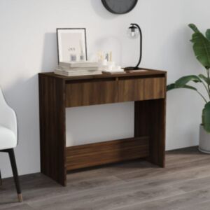 Pood24 konsoollaud, pruun tamm, 89 x 41 x 76,5 cm, puitlaastplaat 