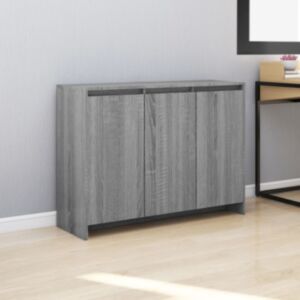Pood24 puhvetkapp, hall Sonoma tamm, 102 x 33 x 75 cm, puitlaastplaat