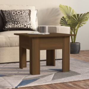 Pood24 kohvilaud, pruun tamm, 55 x 55 x 42 cm puitlaastplaat