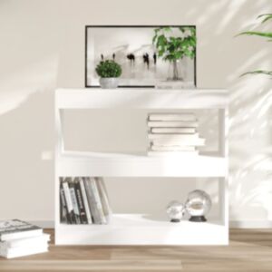 Книжный шкаф/разделитель U24, белый, 80x30x72 см