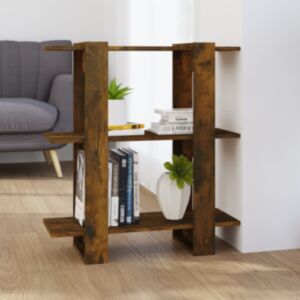 Книжная полка/разделитель U24, дымчатый дуб, 80x30x87 см