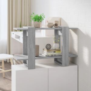 Книжная полка/разделитель комнаты U24, Сонома серая, 80x30x51 см
