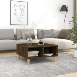 Pood24 kohvilaud, suitsutatud tamm, 60x60x30 cm, puitlaastplaat
