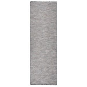Pood24 silesidus õuevaip, 80 x 250 cm, pruun ja must