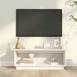 Тумба под ТВ U24, белый 90x35x35 см, сосна