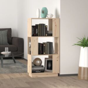 Книжная полка/разделитель U24, 51x25x101 см, массив сосны