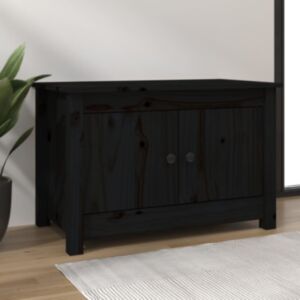 U24 обувной шкаф, черный, 70 x 38 x 45,5 см, дерево сосна