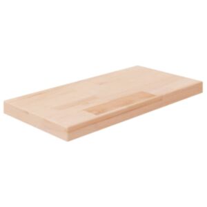 Pood24 riiuliplaat, 40x20x2,5 cm, töötlemata tammepuit