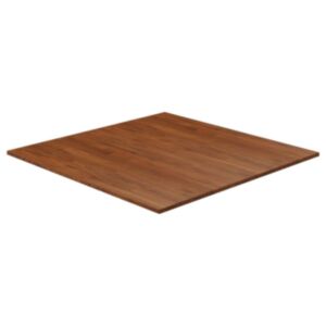 Pood24 kandiline lauaplaat, tumepruun, 90x90x1,5 cm, töödeldud tamm