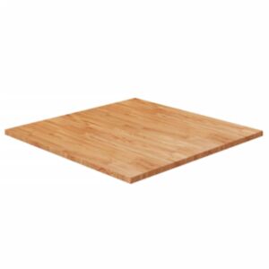 Pood24 kandiline lauaplaat, helepruun, 80x80x2,5 cm, töödeldud tamm