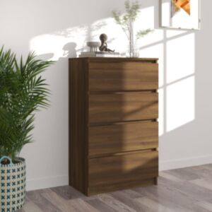 Pood24 puhvetkapp, pruun tamm, 60 x 35 x 98,5 cm, tehispuit