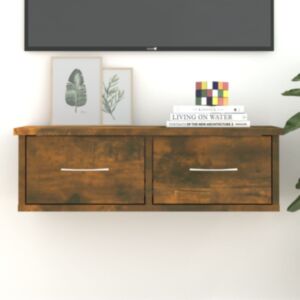 Книжный шкаф U24, копченый дуб, 60 x 26 x 18,5 см, искусственное дерево