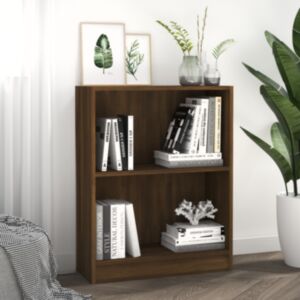 Книжная полка U24, коричневый дуб, 60 x 24 x 74,5 см, искусственное дерево