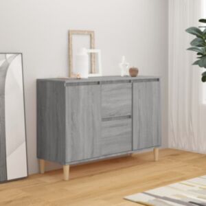 Pood24 puhvetkapp, hall Sonoma tamm, 103,5 x 35 x 70 cm, tehispuit