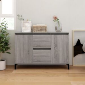 Pood24 puhvetkapp, hall Sonoma tamm, 104 x 35 x 70 cm, tehispuit