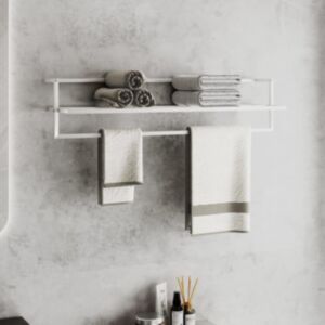 Pood24 rätikurest, valge, 95 x 25 x 22 cm, raud