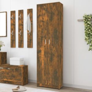 Pood24 esiku riidekapp, suitsutatud tamm, 55 x 25 x 189 cm, tehispuit