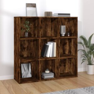 Pood24 raamatukapp, suitsutatud tamm, 98 x 29 x 97,5 cm