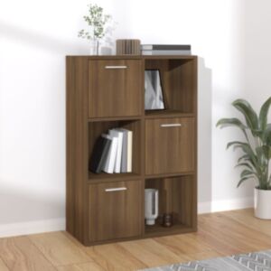 Pood24 hoiukapp, pruun tamm, 60 x 29,5 x 90 cm, puitlaastplaat