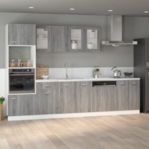 Pood24 valamukapp, hall Sonoma tamm, 80x46x81,5 cm, tehispuit