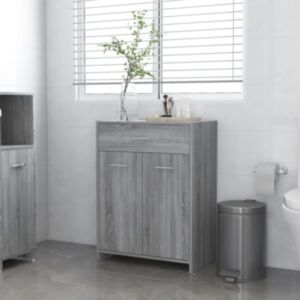 Pood24 raamatukapp, hall Sonoma tamm, 60 x 33 x 80 cm, tehispuit