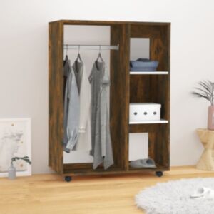 Pood24 riidekapp, suitsutatud tamm, 80x40x110 cm, tehispuit