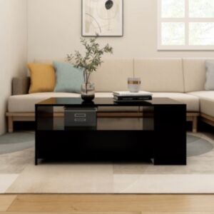 Pood24 kohvilaud, must, 102x55x42 cm, tehispuit