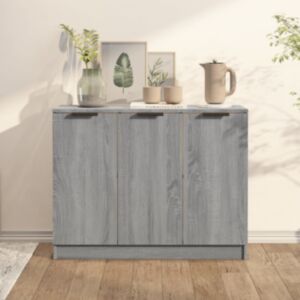 Pood24 puhvetkapp, hall Sonoma tamm, 90,5x30x70 cm tehispuit