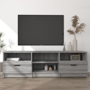 Pood24 telerikapp, hall Sonoma tamm, 150x33,5x45 cm, tehispuit