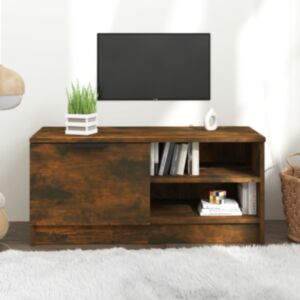 Тумба под ТВ U24, копченый дуб, 80 x 35 x 36,5 см, искусственное дерево