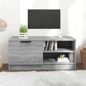 Тумба под ТВ U24, дуб Сонома серый, 80 x 35 x 36,5 см, искусственное дерево