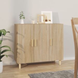 Pood24 puhvetkapp, Sonoma tamm, 90 x 34 x 80 cm, tehispuit
