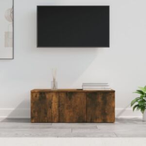 Тумба под ТВ U24, копченый дуб, 80 x 34 x 30 см, искусственное дерево