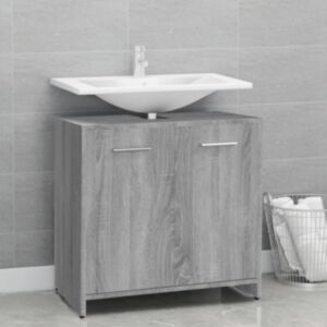 Pood24 vannitoakapp, hall Sonoma tamm, 60x33x60 cm, tehispuit
