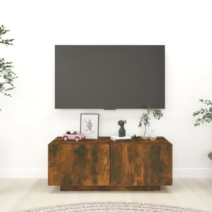 Тумба под ТВ U24, копченый дуб, 100 x 35 x 40 см, искусственное дерево