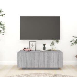 Тумба под ТВ U24, дуб Сонома серый, 100 x 35 x 40 см, искусственное дерево